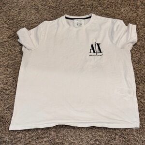 Armani Exchange AX Logo Tee White XL